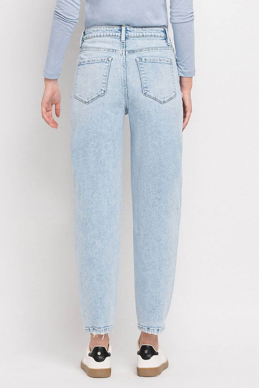 Flying Monkey - Super High Rise Barrel Leg Jeans