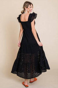 Jodifl Rebel Heart Dress in black - women's dress - alternate view