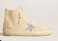 GOLDEN GOOSE Women's Francy Suede Sneakers in pearl - women's sneaker