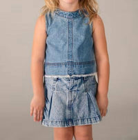Mayoral - Sleeveless Denim Top