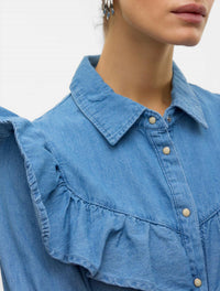 Vero Moda - Muli Denim Long Sleeve Top