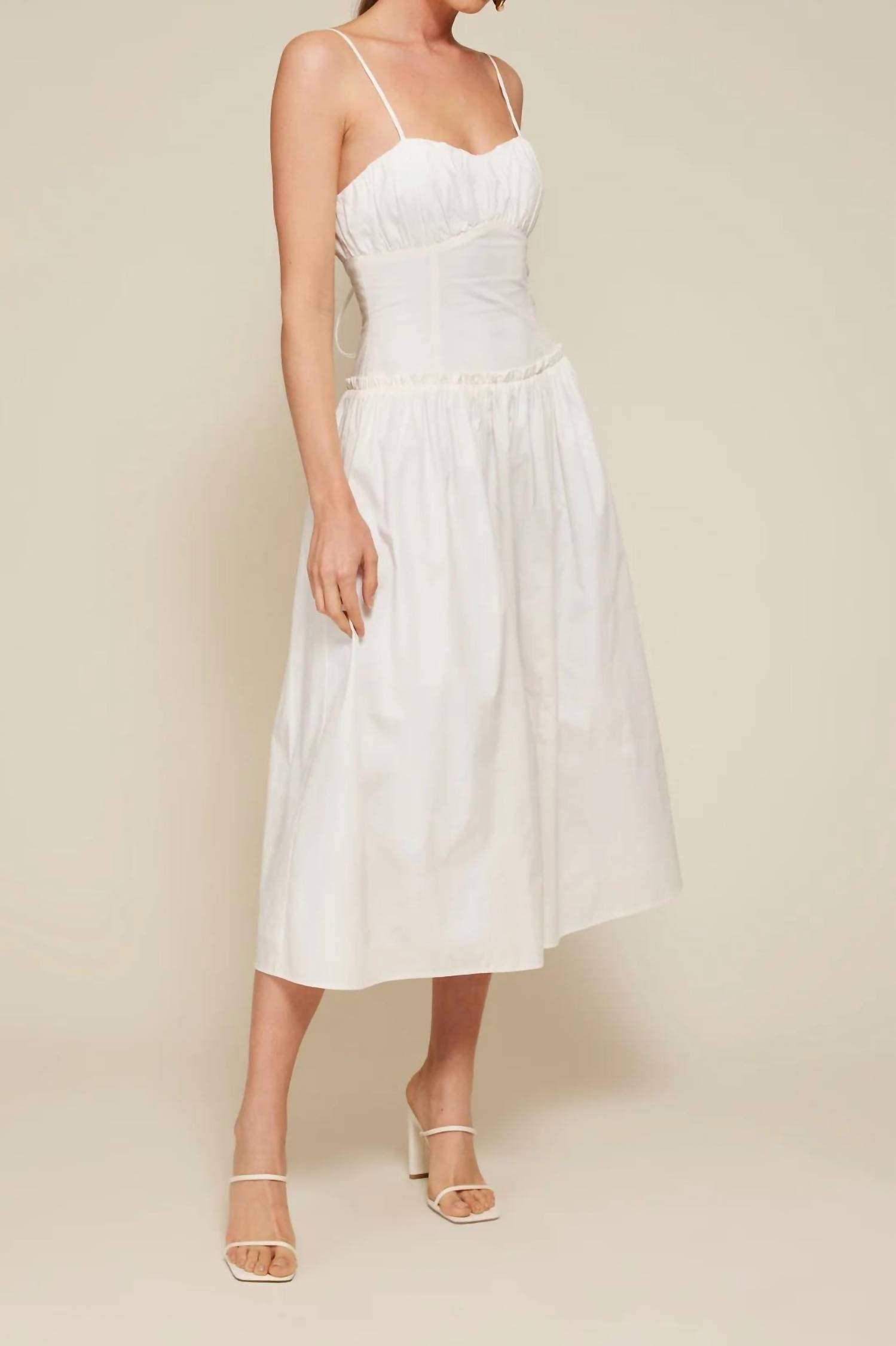 Line And Dot - Maison Corset Midi Dress