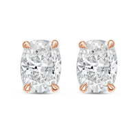 Diana M Jewels - Women's Cushion Lab-Grown Diamond Stud Earrings (5.00 TCW) - Statement