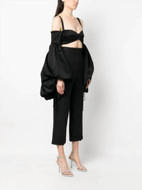 Del Core - Pre-Loved Drop Shoulder Crop Top