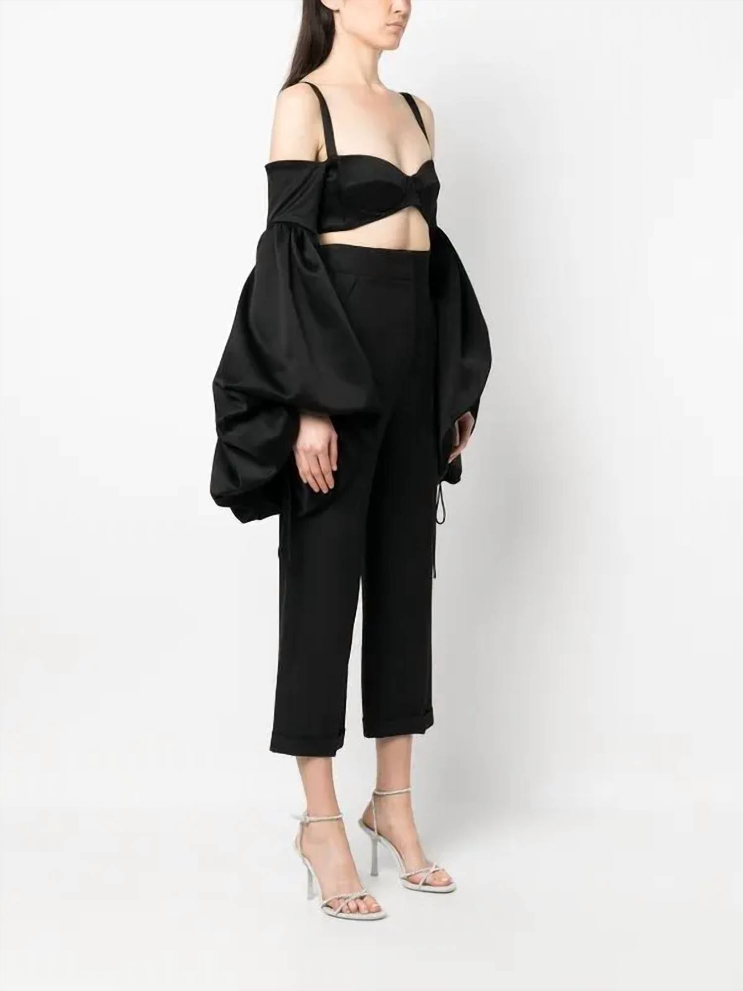 Del Core - Pre-Loved Drop Shoulder Crop Top