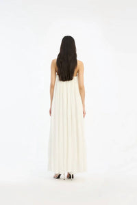 Rotate - PLEATED MIDI STRAP DRESS