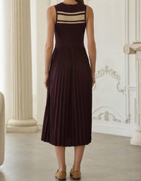 Skies Are Blue - Pleated Midi Dress