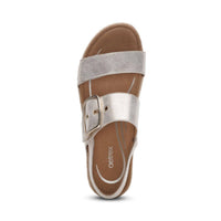 Aetrex Women's Vania Platform Sandal in champagne - women's sandal - alternate view