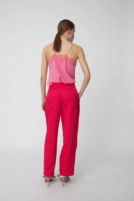 Stella Nova - Cropped Crinkle Pants