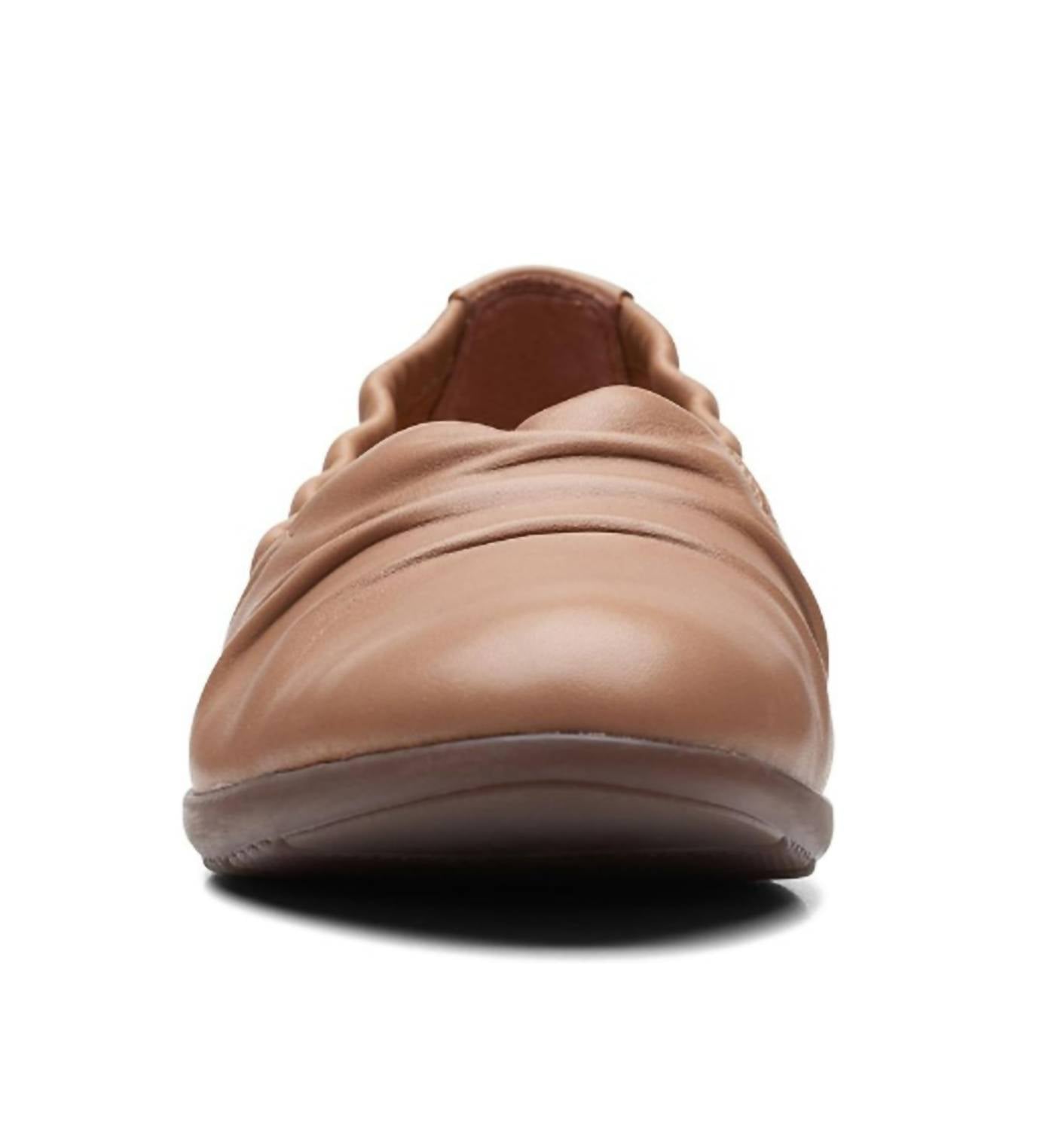 Clarks Women's Jenette Ruby Flats in praline leather - women's flats - view 4