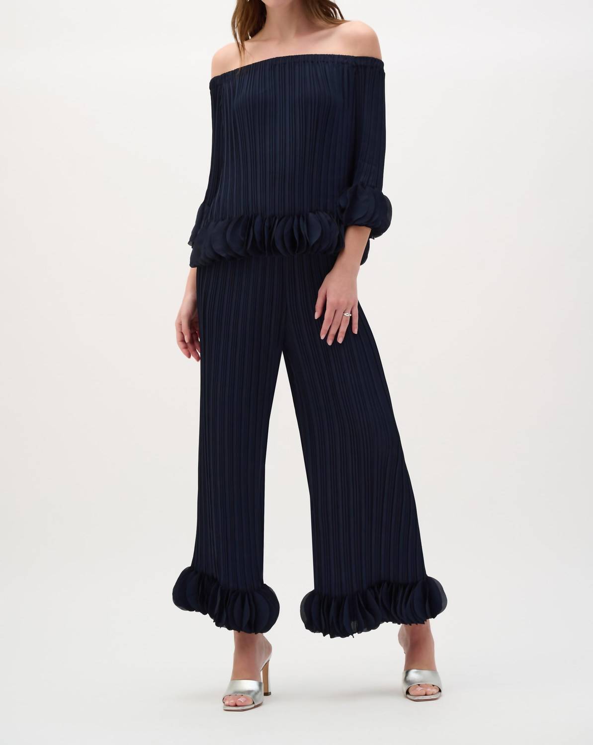 Joseph Ribkoff - Off Shoulder Pleated Top