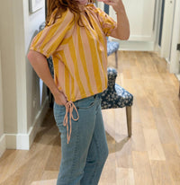 Mersea - Striped Cotton Blouse