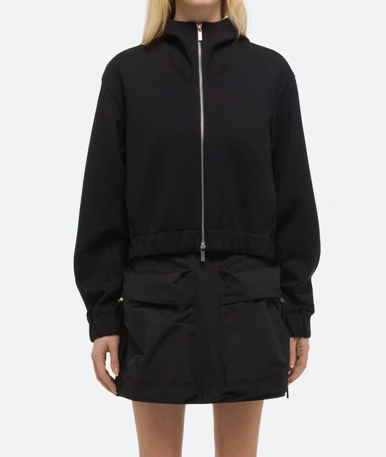 Helmut Lang - Hooded Ponte Knit Jacket