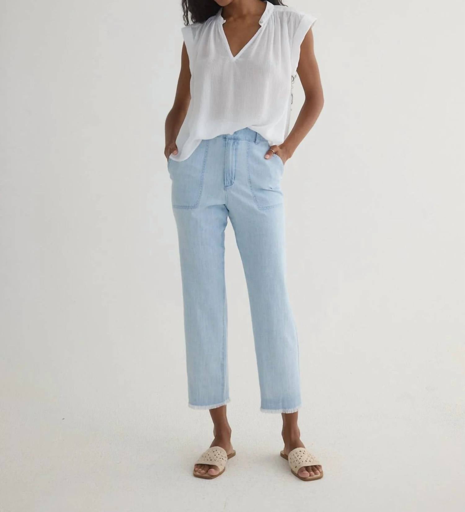 Bella Dahl - Sonny Fray Utility Pant