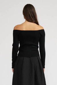 Lucy Paris - Scout V-neck Long Sleeves Button Front Knit Cardigan