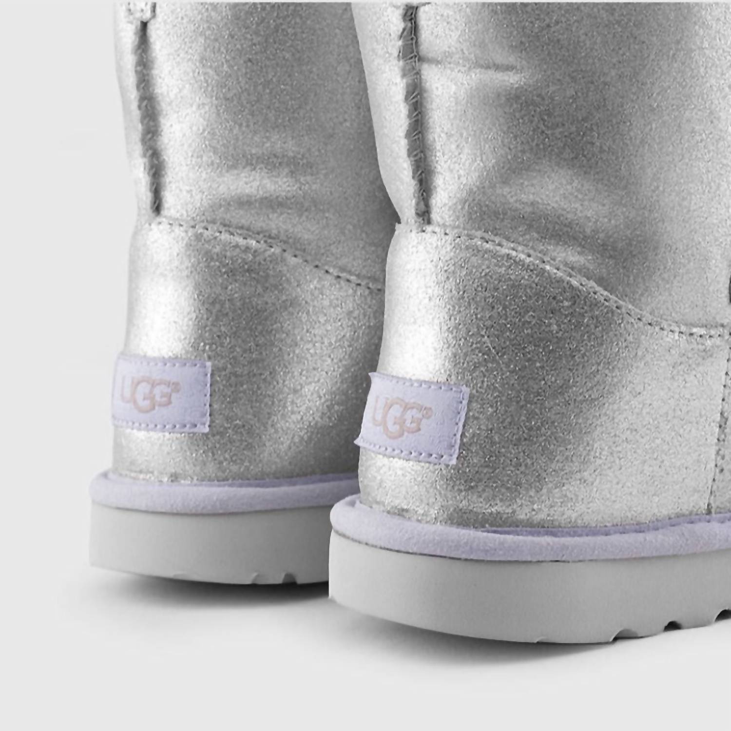 Ugg - Girl's Gita Metallic Pom-pom Boots