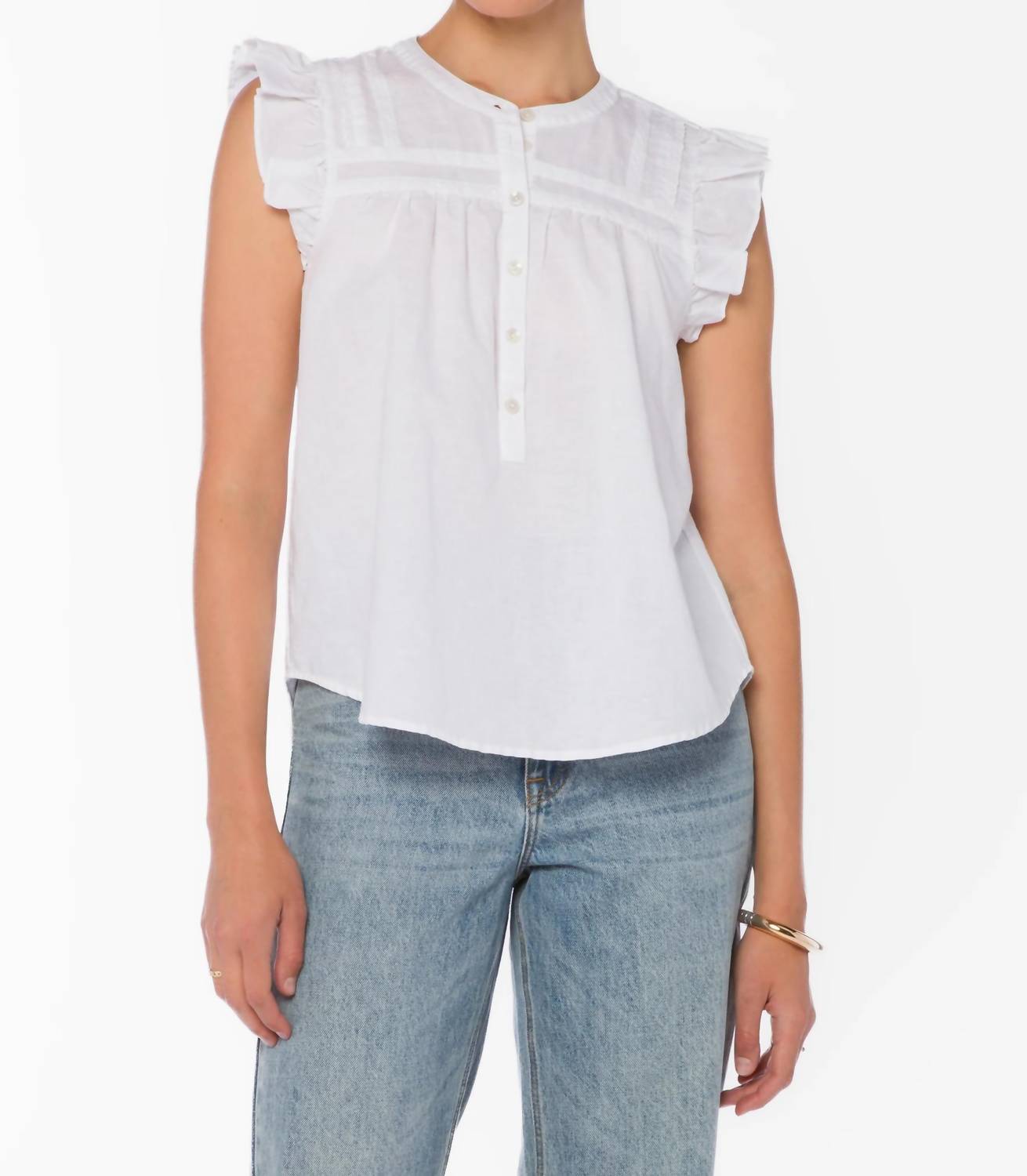 Velvet Heart - Beckett Ruffle Sleeves Top