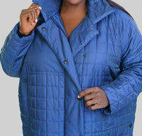 Bitte Kai Rand - Changeant Nylon Box Coat - Plus Size