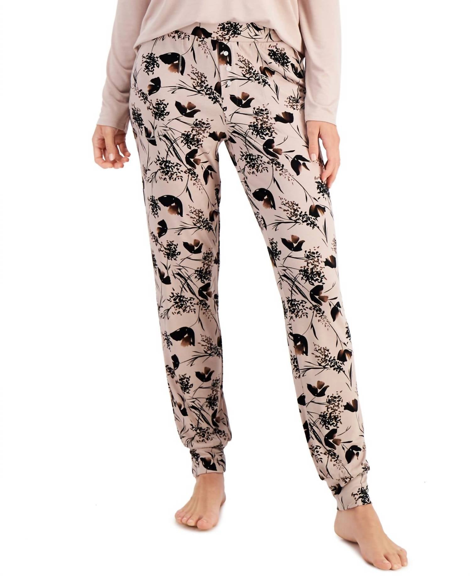 Alfani - Essentials Ultra Soft Knit Jogger Pajama Pants