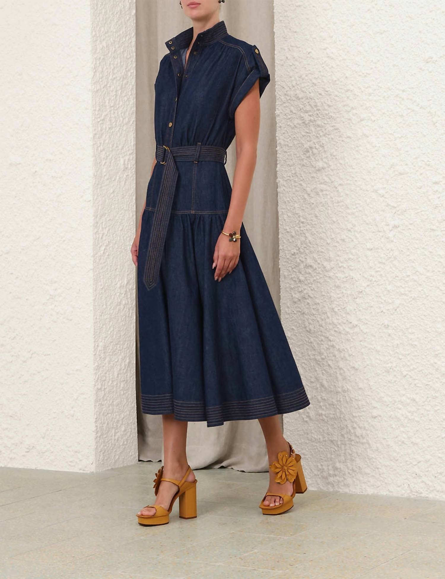 Zimmermann - Denim Midi Dress