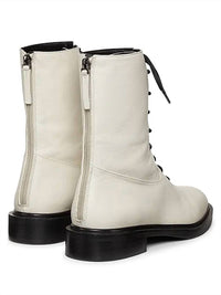 A.Emery Women's Daijah Leather Boot in eggshell - women's shoe - alternate view