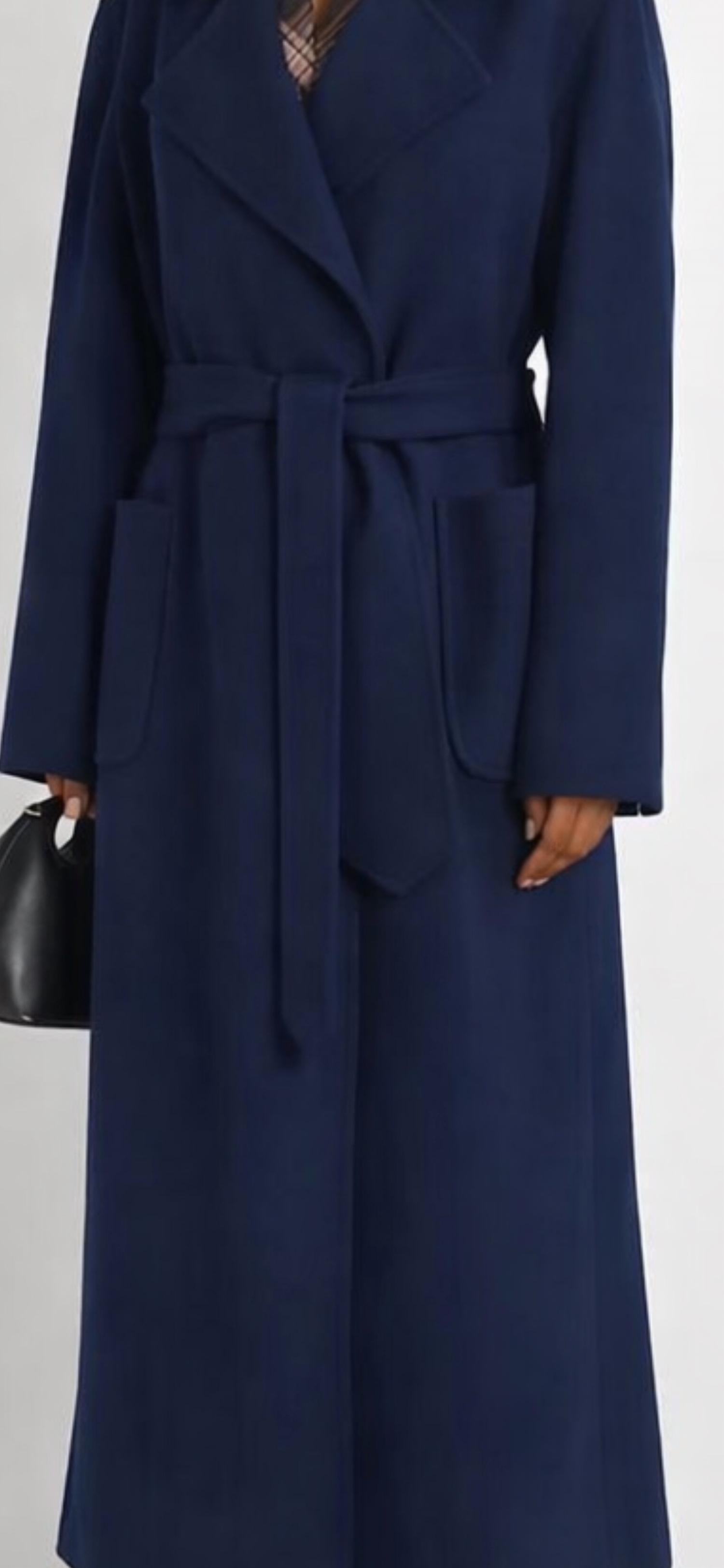 Wolk Morais - Belted Long Wool Coat