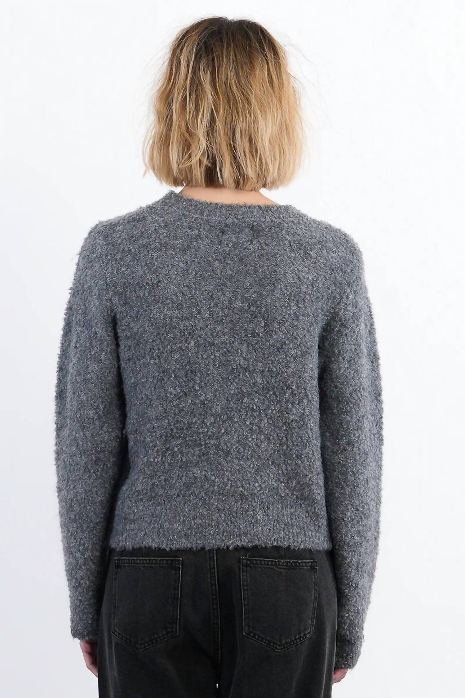 Lili Sidonio - Sweetheart Popcorn Knit Sweater