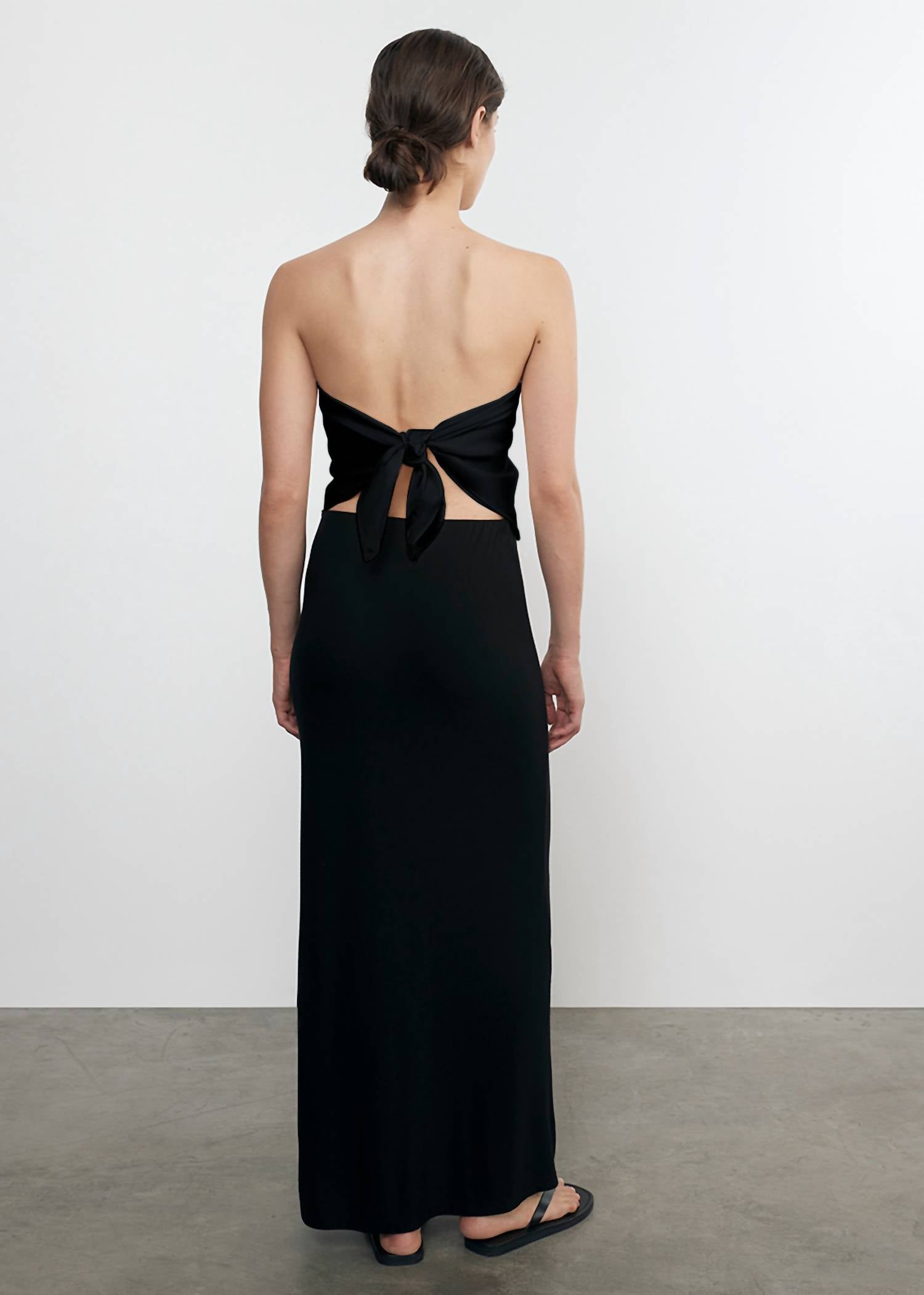 Enza Costa - FLUID TWILL SCARF TOP