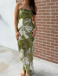 Rococo Sand - Strapless Maxi Dress