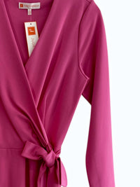 JUDE CONNALLY Women's Farrah Ponte Dress in peony - women's dress - detail view