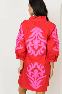 Jodifl - Ella Cotton Embroidered Dress