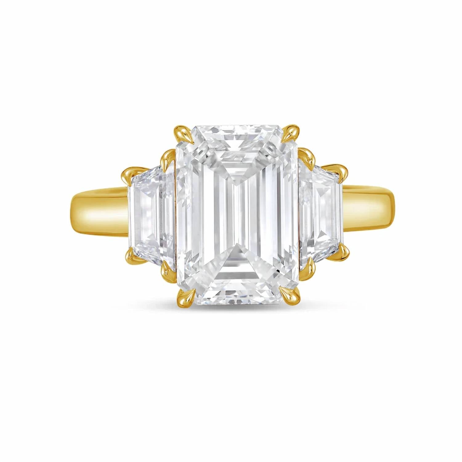 Diana M Jewels - Women's Emerald Lab-Grown Diamond Ring (20.00 Ct) - Signature
