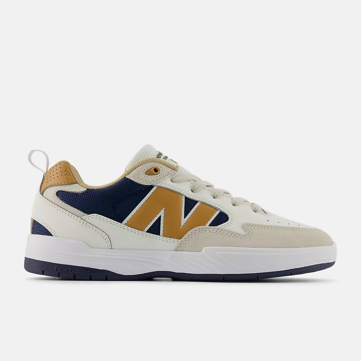 New Balance Men's Numeric Tiago Lemos 808 Lite Shoes in tan off white - men's sneaker