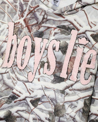 Boys Lie - Racer Patched Graphic Hoodie