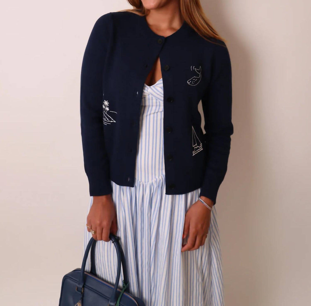 Line And Dot - Mooring Cardigan