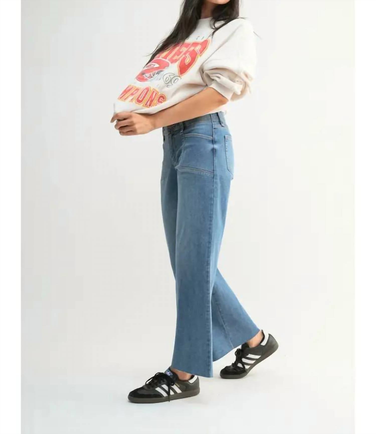 Just Usa - Slim Wide Leg Jean