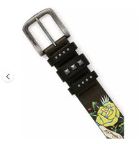 Ed Hardy - Men's Skull Studded Belt