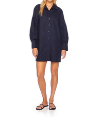 Susana Monaco - Poplin Button-down Shirt Dress