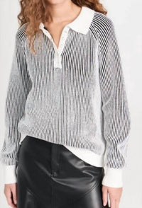 525 America - Plaited Johnny Collar Pullover