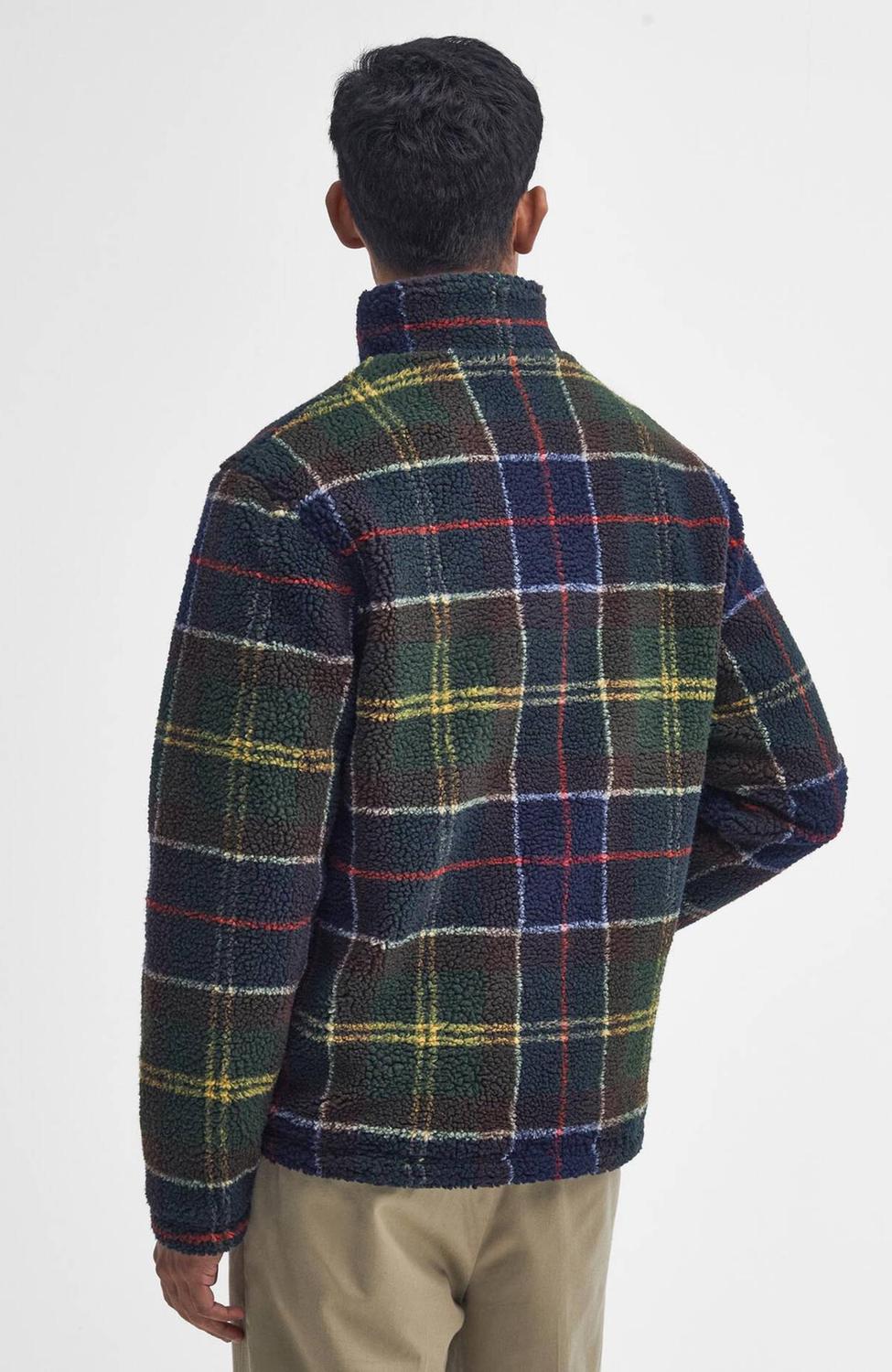 Barbour - Tartan Fleece Zip Through Jacket