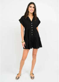 Ivy Jane - Eyelet Button Front Romper