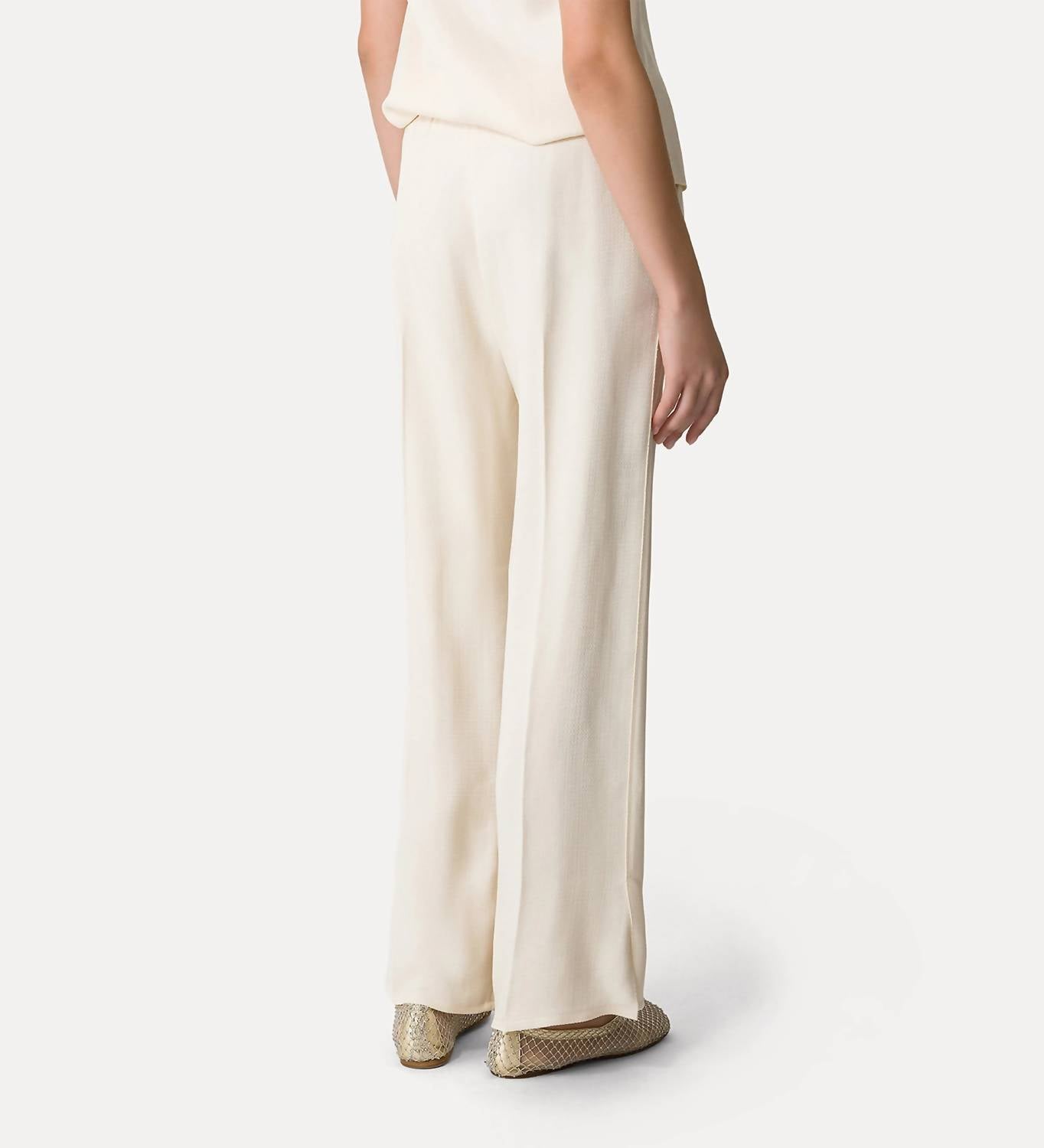 Forte Forte - Flared Slub Viscose Trousers