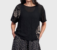 ALEMBIKA Halo Boxy Tee in galaxy - women's t-shirt