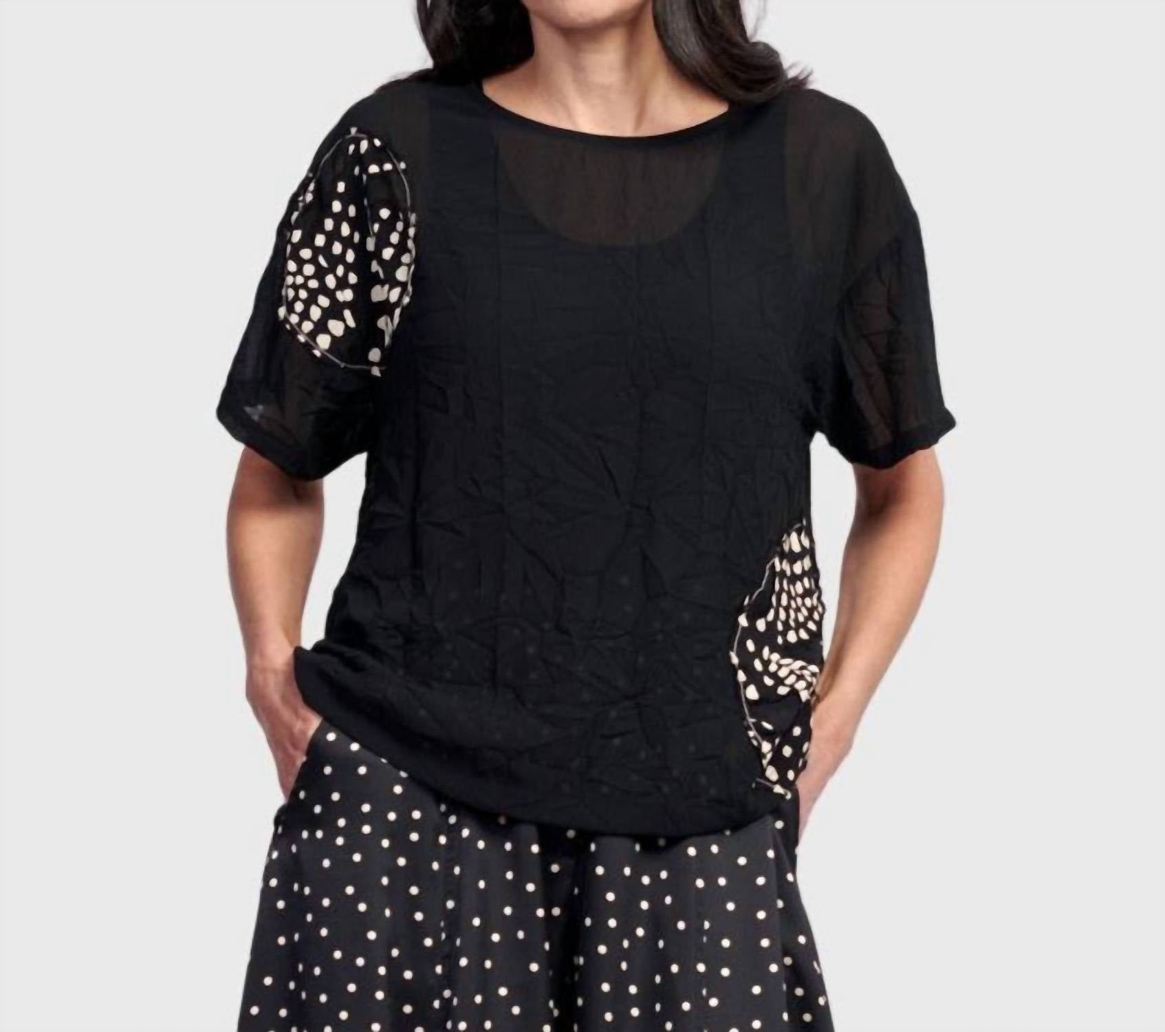 ALEMBIKA Halo Boxy Tee in galaxy - women's t-shirt
