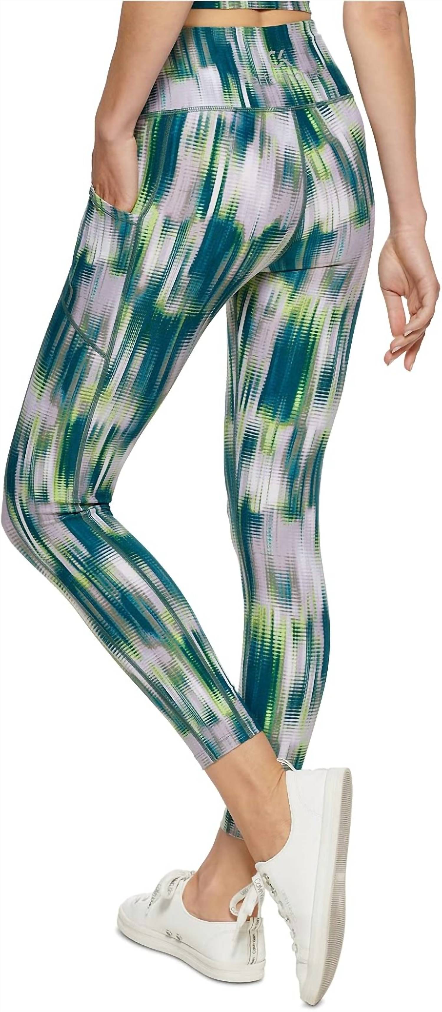 Calvin Klein - Activewear Performance Printed High-waist 7/8 Length Leggings