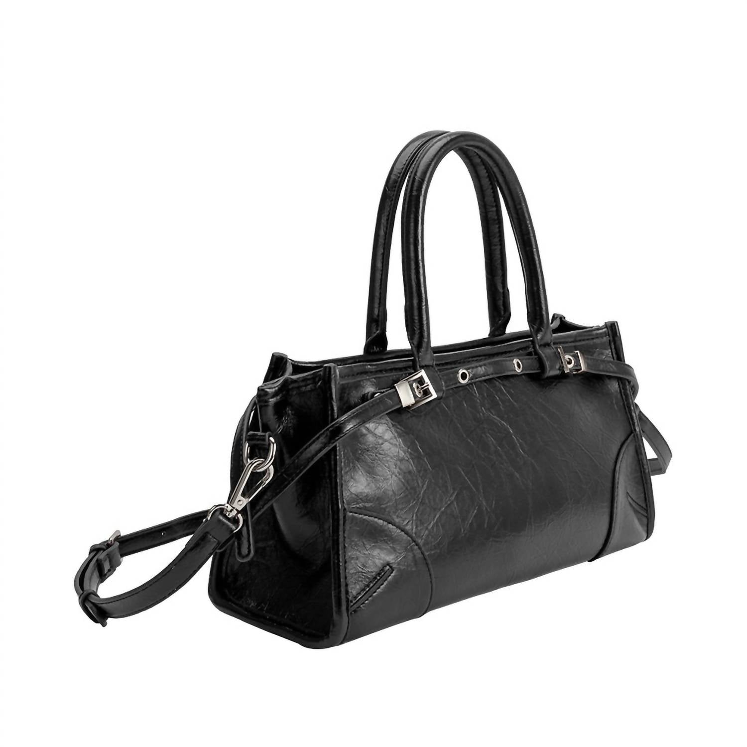 Melie Bianco - Rhonda Recycled Vegan Top Leather Handle Bag