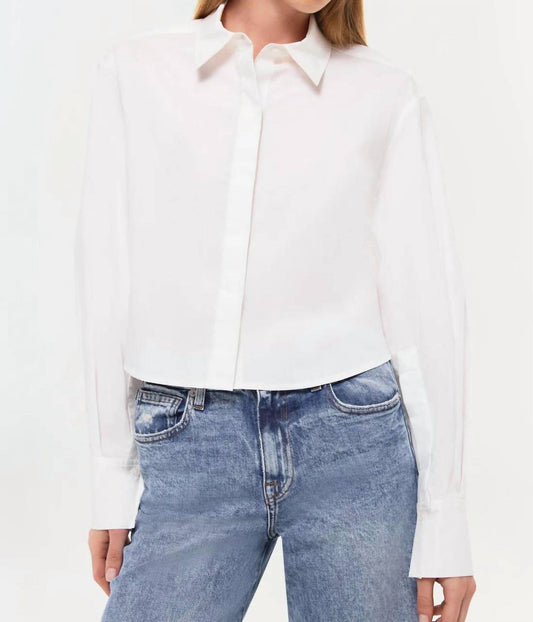 Simkhai - Renata Cropped Button Down Shirt