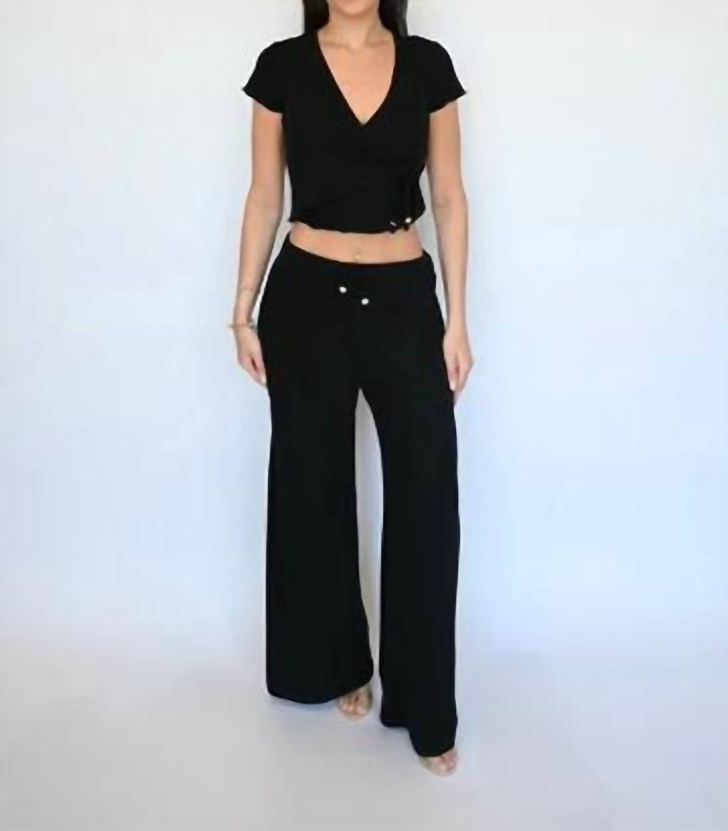 Vintage Havana - Novelty Rib Wrap Tee