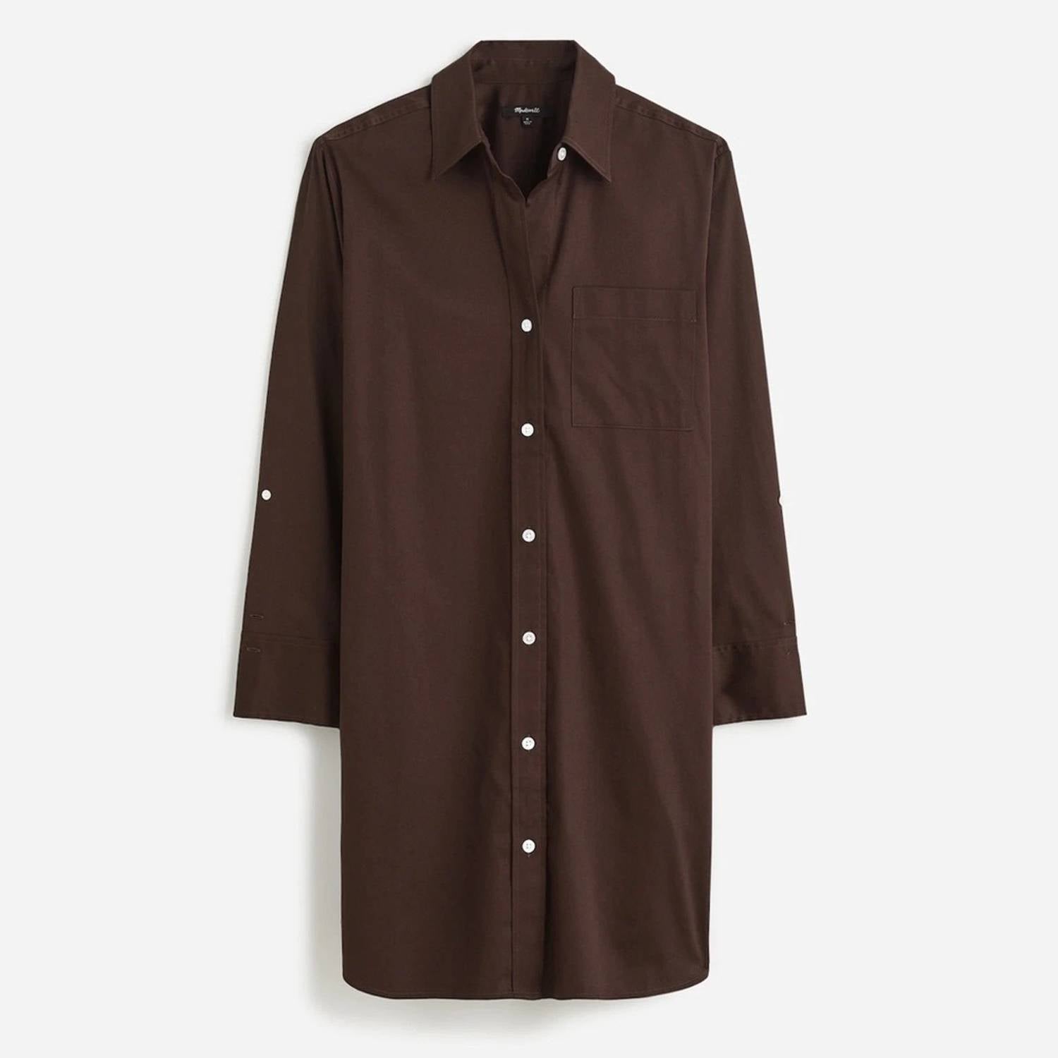 Madewell - Y-neck Relaxed Shirtdress