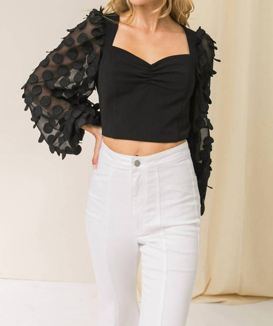 Flying Tomato - Dots Crop Top